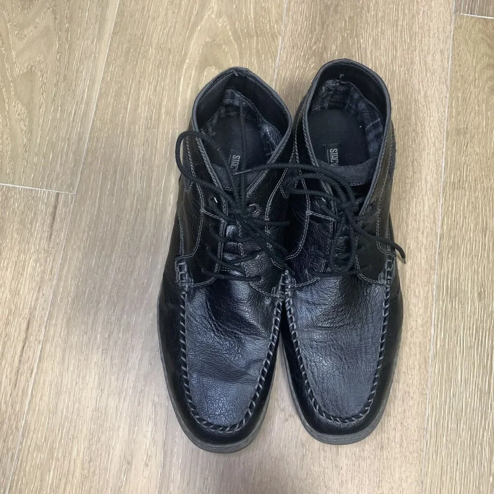 Stacy Adam TRICKSTER Mens Black 53419-001 Lace Up Boot